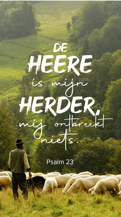 Telefoonachtergrond Psalm 23