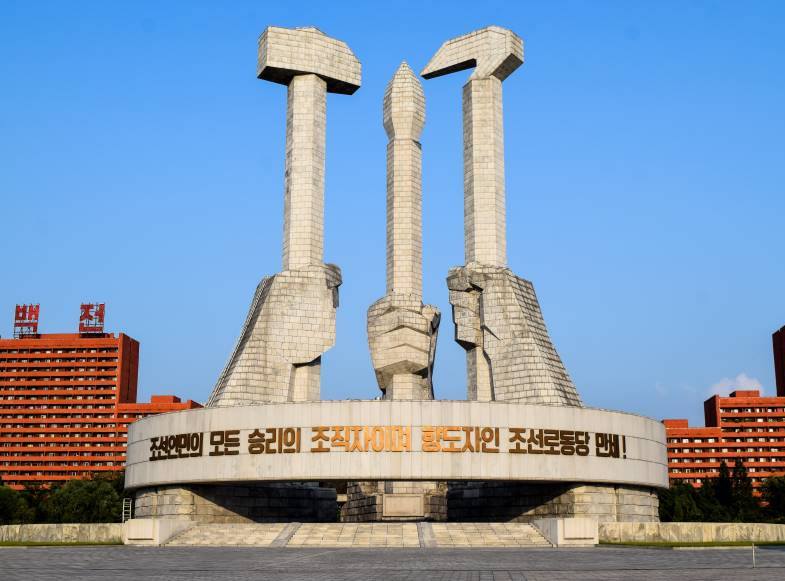 Monument in Noord-Korea