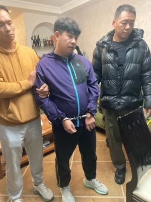 Sun Cong werd thuis gearresteerd. De foto is gemaakt door een collega-voorganger